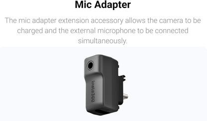 Insta360 CINSBAQ/A_ALT1 X3 Mic Adapter with Charging Support