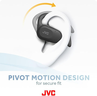 JVC HANP40T Open Ear Wireless Earbuds Bluetooth 5.4 Black