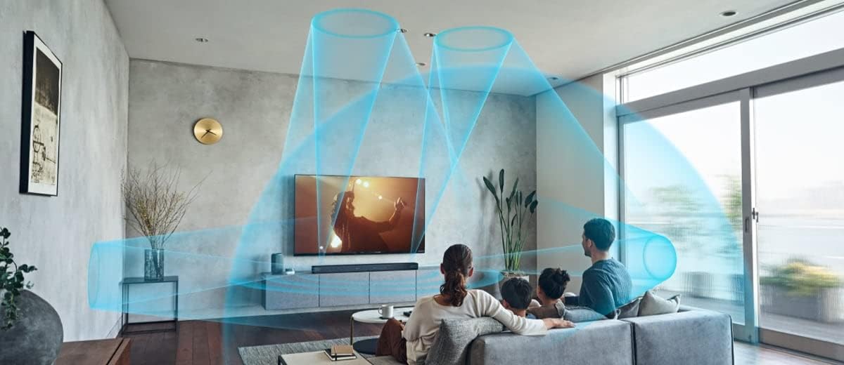 Sony XR-55A80J 55" OLED TV with HT-A7000 Soundbar