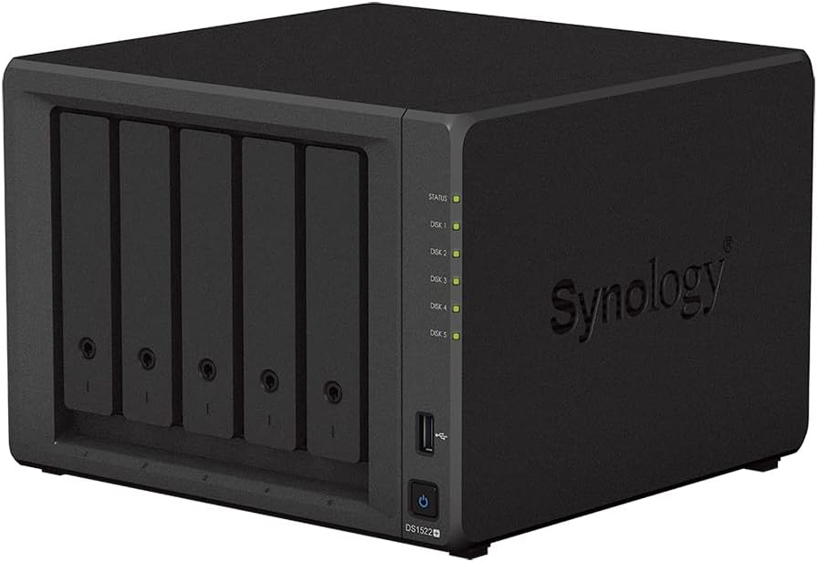 Synology DS1522+ 40TB 5-Bay NAS IronWolf Bundle