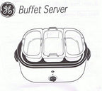 GE 18 Quart Roaster Oven Buffet Server