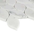 MSI AMZ-MD-00542-SAM Carrara White Marble Mosaic Tile
