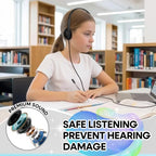 Wensdo USB-C Classroom Headphones, 20-Pack On-Ear Student Set