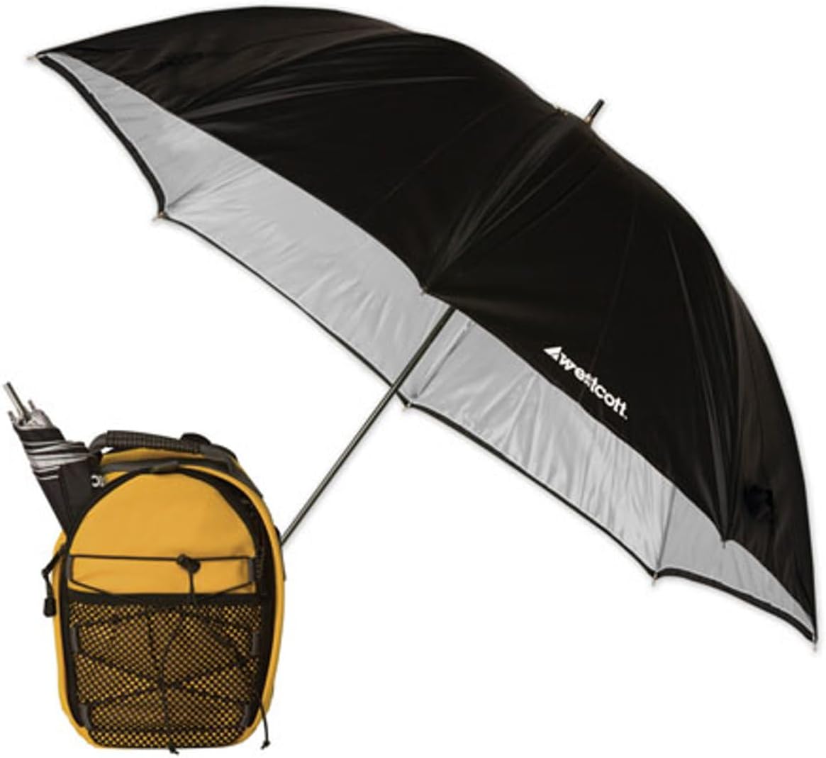 Westcott 2002 43-Inch Soft Silver Collapsible Umbrella