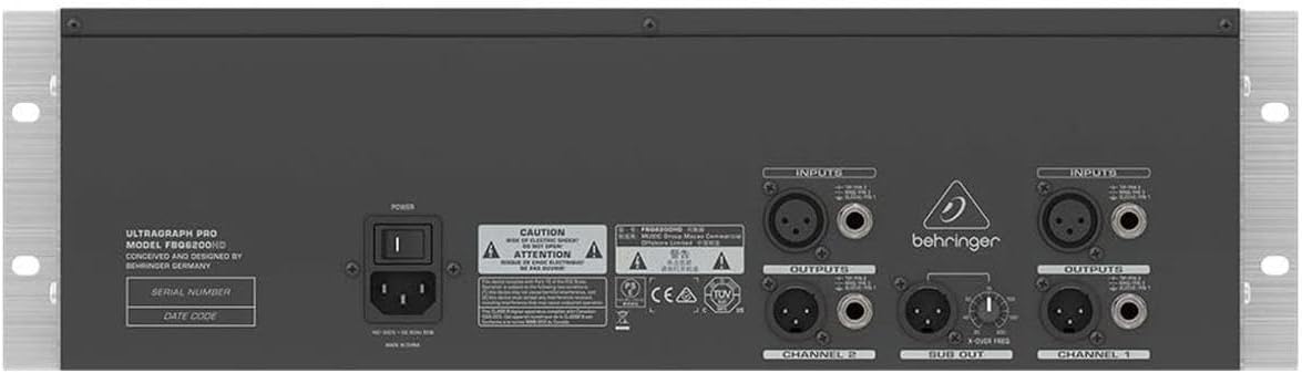 Behringer FBQ6200HD 31-Band Stereo Graphic Equalizer