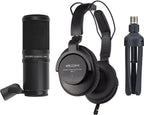 Zoom LiveTrak L-8 Portable Digital Mixer Podcast Bundle