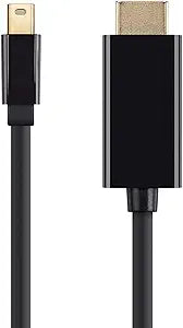 Monoprice 115878 Mini DisplayPort to HDMI Cable 10ft