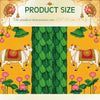 Gilprop Indian Pichwai Kamdhenu Pooja Backdrop Banner