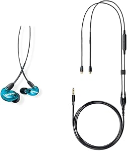 Shure SE215 Pro Blue Sound Isolating Earphones