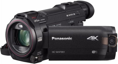 Panasonic HC-WXF991K 4K Camcorder Twin Camera Bundle