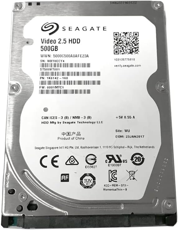 Seagate ST500VT000 Video 2.5 500GB Internal HDD