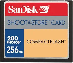 SanDisk SDCFS-256 256MB CompactFlash Card — main product image