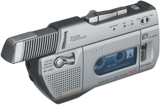 Sony M200MC Mic' N Microcassette Voice Recorder