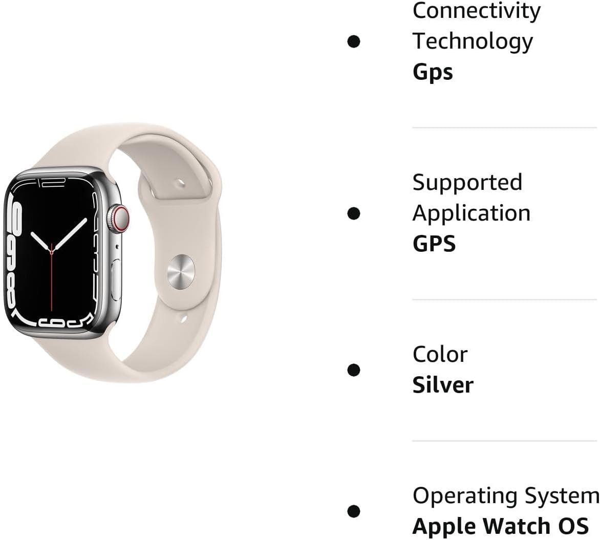 Apple Apple Watch Series 7 45mm Cellular Renewed