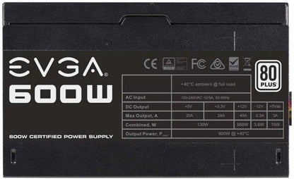 EVGA 100-W1-0600-K1 600W 80+ Power Supply