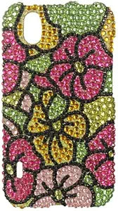 LG LS855 Marquee Green Hawaiian Flower Phone Case