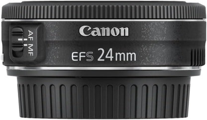 Canon EF-S2428STM 24mm f/2.8 STM Pancake Lens - Wide Angle, Compact