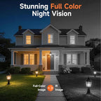 CINMOORE Solar-Powered Wireless Outdoor Security Camera