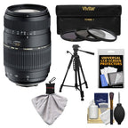 Tamron K-66691-07 70-300mm Macro Lens Filter Tripod Kit