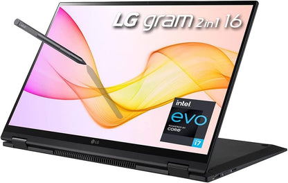 LG gram Ultra-Lightweight 16" 2-in-1 Touchscreen Laptop