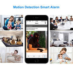 NJJOWRQ 720P Mini WiFi IP Camera with Remote Viewing