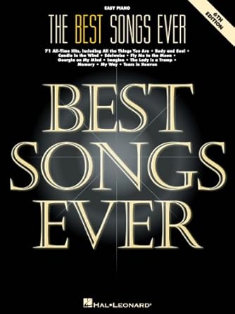 Hal Leonard The Best Songs Ever Easy Piano Songbook — main product image