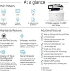 HP Laserjet Pro M479fdw Wireless Color Laser Printer, All-in-One