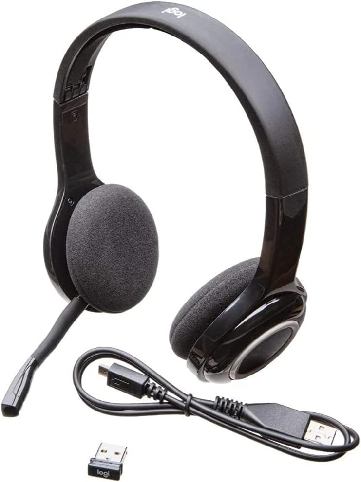Logitech 981-000341-cr Wireless Headset H600 - Renewed