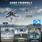 Loiley 2K Camera RC Quadcopter Drone with 3D Flip Modes