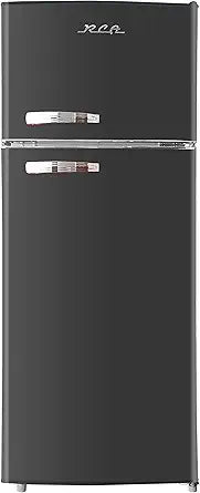 RCA RFR786-BLACK Retro 7.5 cu ft 2-Door Refrigerator