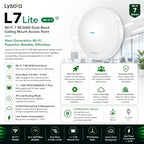 Lysora L7Lite Wi-Fi 7 BE3600 Dual-Band Ceiling Access Point