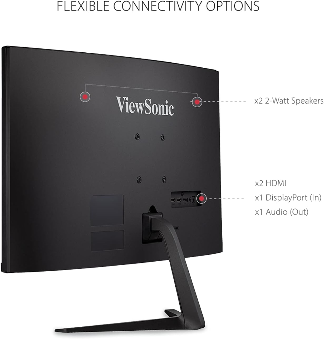 ViewSonic VX2718-2KPC-MHD 27" Curved 1440p 180Hz Gaming Monitor