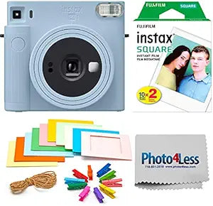 Fujifilm GG94 Instax Square SQ1 Glacier Blue Bundle