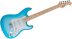 Monoprice 610164 Cali Classic Electric Guitar Blue Beginner Kit
