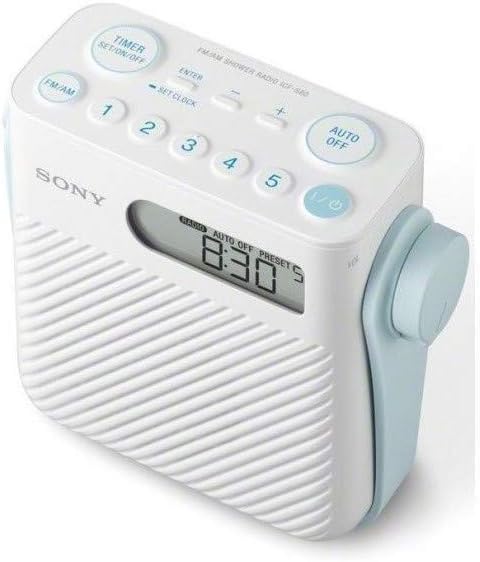 Sony ICF-S80 Splash Proof Shower Radio Speaker