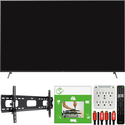 Sony E23SNKD85X91J 85" 4K UHD Smart TV Bundle Install