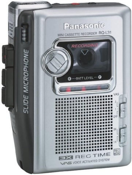 Panasonic RQ-L31 Portable Cassette Recorder Voice Activation