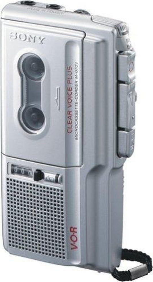Sony M675V Microcassette Voice Recorder with VOR