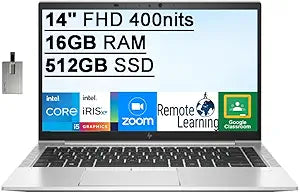 HP EliteBook G8 14 inch FHD Laptop — main product image