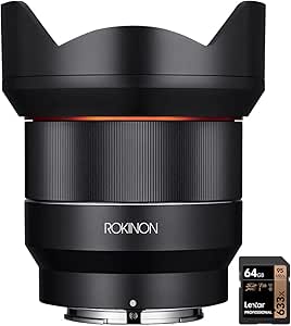 Rokinon E10ROIO14AFE 14mm F2.8 AF Sony E-Mount Lens Bundle