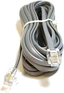 Monoprice 930 RJ11 Phone Cable 14ft Straight Data