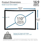 Elite Screens Curve110H-A1080P3 110
