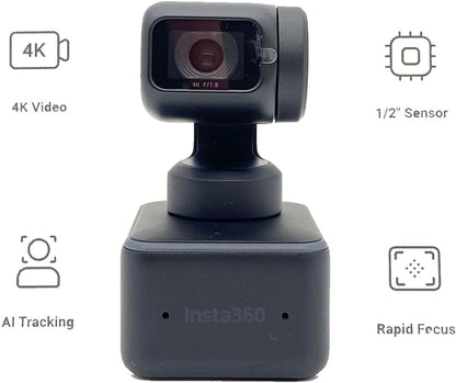 Insta360 Link CINSTBJ/A_2-IN-1 SELFIE 4K PTZ Webcam AI Tracking