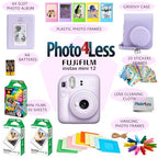 Fujifilm Instax Mini 12 Lilac Purple Instant Camera Bundle