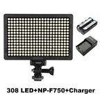 QWERAXZG 5500K Dimmable LED Camera Video Light Kit