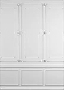 Westcott X-Drop Matte Vinyl Backdrop Vintage Wall Molding — main product image