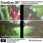 Elite Screens ER110DHD3 CineGrey 3D Ambient Light Projector Screen