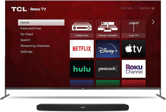 TCL 4-Series 85S435 4K Roku TV & Alto 6+ Sound Bar
