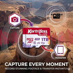 Kortrifess 1TB microSDXC UHS-I Memory Card