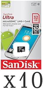 SanDisk SDSDQL-032G-G35 32GB Ultra Micro SDHC 10-Pack